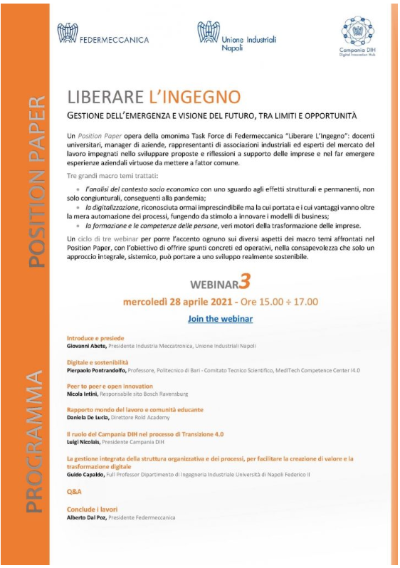 LIBERARE INGEGNO
